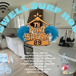 Hébergement de vacances Ti Swell-maison Bord De, Penmarcʼh
